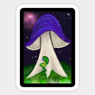 Fungi space toad Sticker